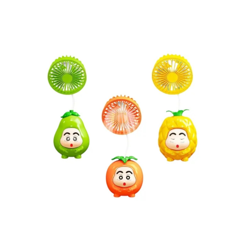 Meyve Şarjlı Mini Fan Vantilatör Bebek Arabası Ofis Çalışma Masası Serinletici