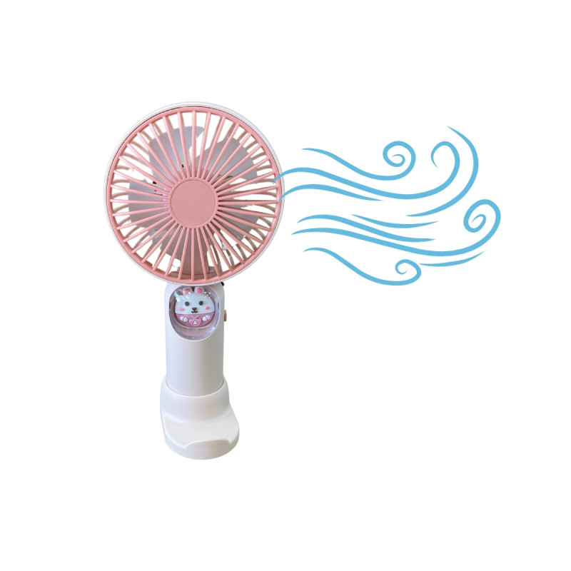 Şarjlı Mini Fan Vantilatör Bebek Arabası Ofis Çalışma Masası Serinletici