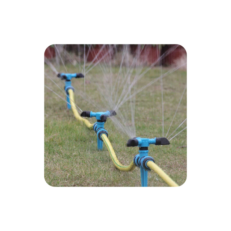 Saplamalı Kazıklı 2 Kollu Döner Sprink Püskürtme Fıskiye Sulama Aparatı