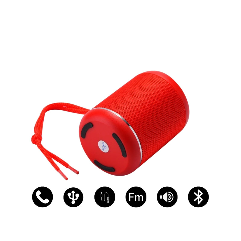 Ses Bombası Bluetooth Hoparlör Suya Dayanıklı LED Işıklı Kablosuz FM Radyo AUX USB