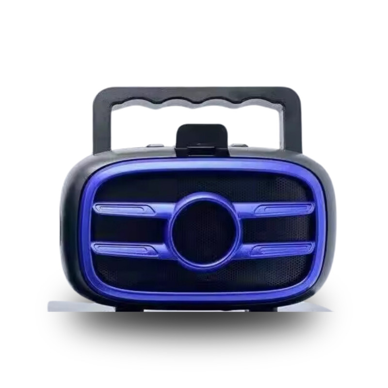 Bluetooth Hoparlör Suya Dayanıklı LED Işıklı Kablosuz FM Radyo AUX USB Ses Bombası