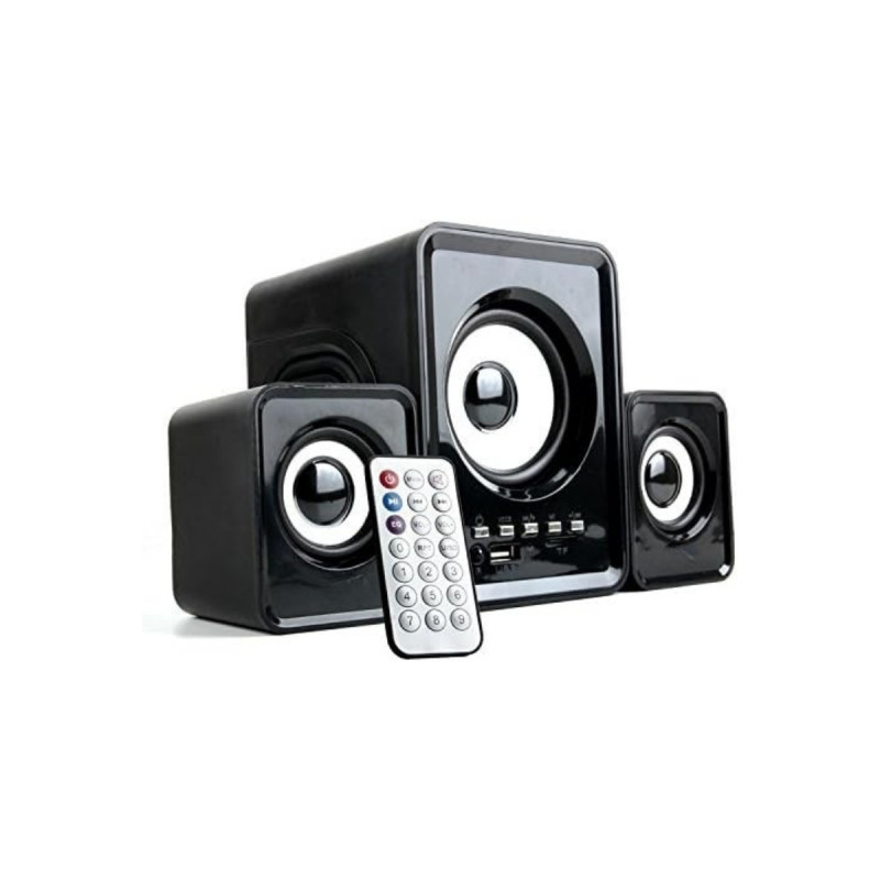 Kablosuz Bluetooth 2+1 Hoparlör PC TV Mobil Uyumlu FM Radyo TF Kart USB Giriş