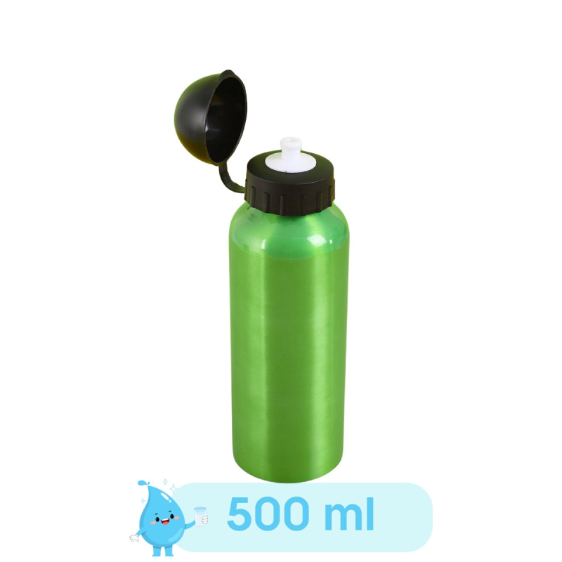 Matara 500 ml Paslanmaz Çelik Suluk Paslanmaz Spor Model Yeşil