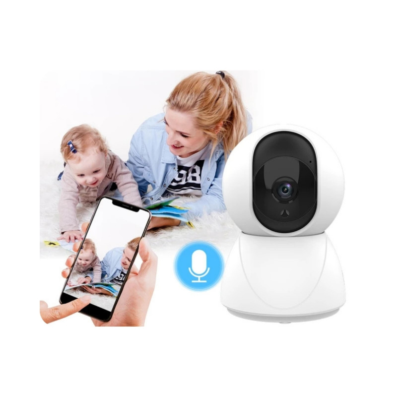 Ev Tipi Gece Görüşlü Mikrofonlu Wifi Kablosuz Güvenlik Kamerası