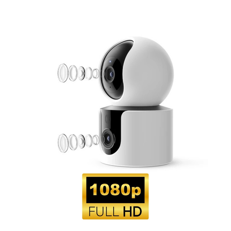 Ev Tipi Gece Görüşlü Mikrofonlu Kablosuz Wifi Güvenlik Kamerası