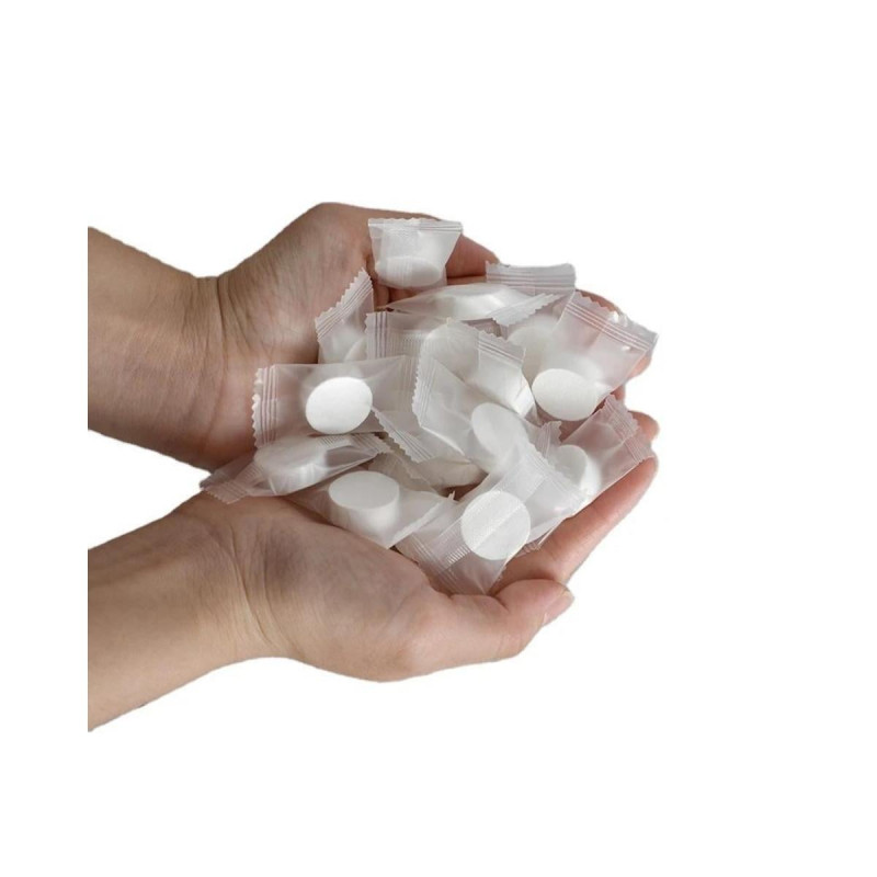 Sıkıştırılmış Kamp Seyahat Havlusu Temizlik Havlusu (20’li Paket)