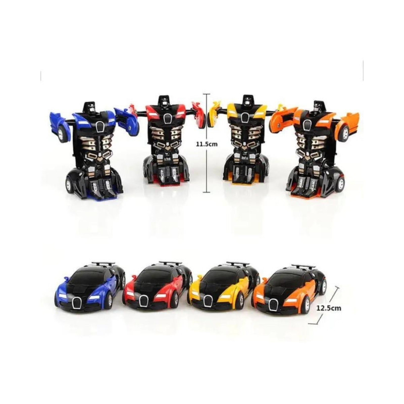 Transformers Bumblebee Robota Dönüşebilen Oyuncak Polis Araba Mavi