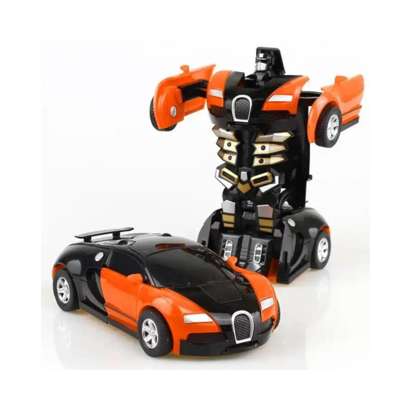 Transformers Oyuncak Araba Bumblebee Robota Dönüşebilen Turuncu