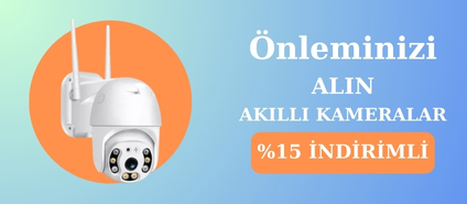 Güvenlik kameralarında 15% indirim!